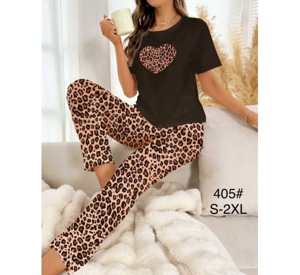 Піжама жіноча, бамбук 5 шт (S-2XL) ZeL1396_405a