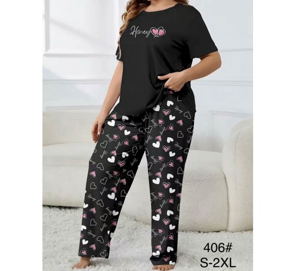 Піжама жіноча, бамбук 5 шт (S-2XL) ZeL1396_406