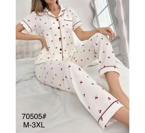 Піжама жіноча, муслін/жатка 5 шт (M-3XL) ZeL1396_70505