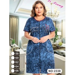 Халат женский, вискоза 5 шт (58-66 р) ZeL1396_2338