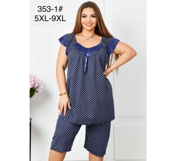 Піжама жіноча, бамбук 5 шт (58-66 р) ZeL1396_353-1