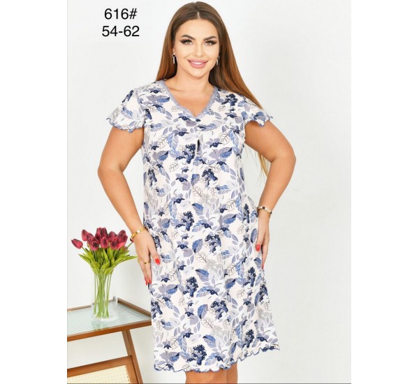 Нічна сорочка жіноча, бамбук 5 шт (54-62 р) ZeL1396_616a