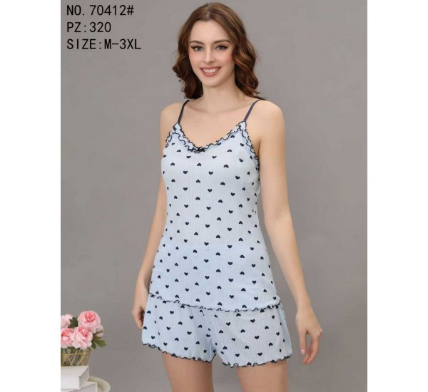 Піжама жіноча, рубчик 5 шт (50-58 р) ZeL1396_70412