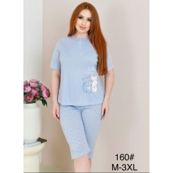 Піжама жіноча, рубчик 5 шт (50-58 р) ZeL1396_160