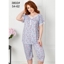 Піжама жіноча, бамбук 5 шт (54-62 р) ZeL1396_3802b