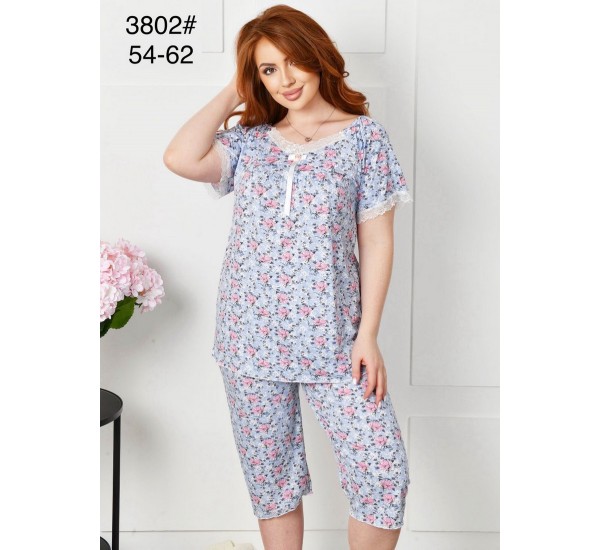 Піжама жіноча, бамбук 5 шт (54-62 р) ZeL1396_3802b