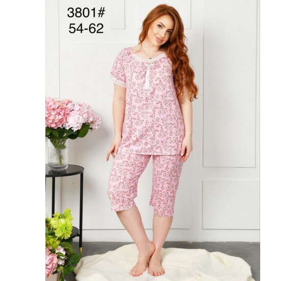 Піжама жіноча, бамбук 5 шт (54-62 р) ZeL1396_3801b