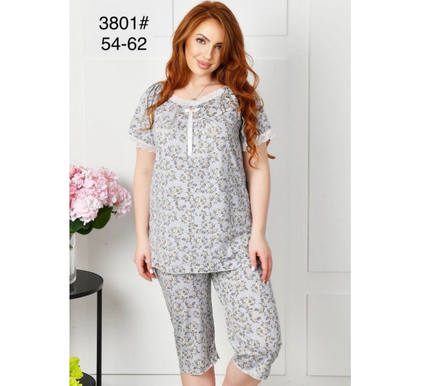Пижама женская, бамбук 5 шт (54-62 р) ZeL1396_3801c