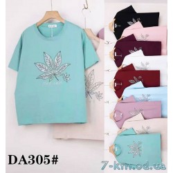 Футболка жіноча, стрейч/коттон 5 шт (54-62 р) ZeL777_DA305