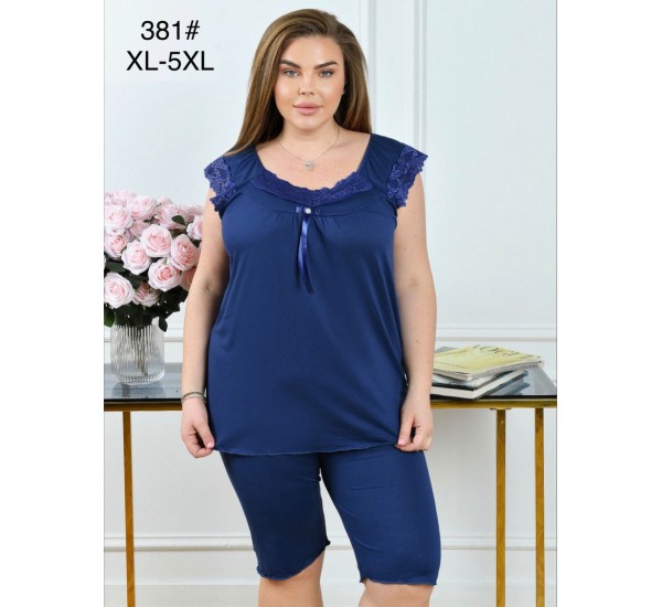 Піжама жіноча, бамбук 5 шт (1-5XL) ZeL1396_381