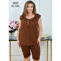 Піжама жіноча, бамбук 5 шт (1-5XL) ZeL1396_382