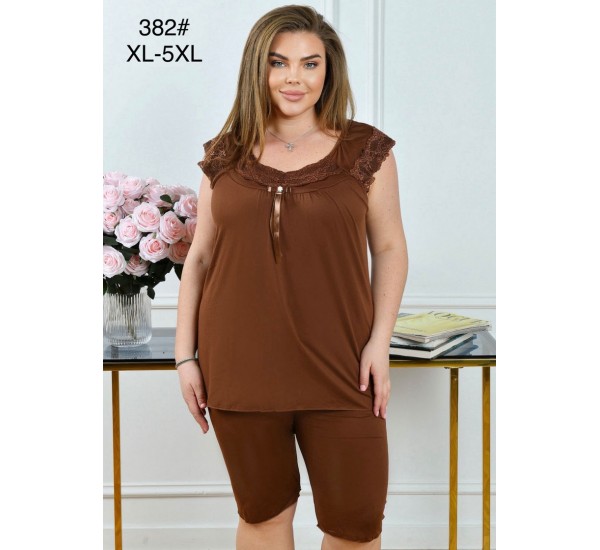 Піжама жіноча, бамбук 5 шт (1-5XL) ZeL1396_382