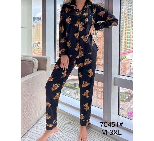 Піжама жіноча, шовк 5 шт (50-58 р) ZeL1396_70451