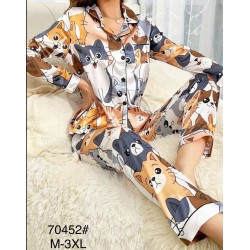 Піжама жіноча, шовк 5 шт (50-58 р) ZeL1396_70452