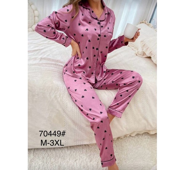 Піжама жіноча, шовк 5 шт (50-58 р) ZeL1396_70449