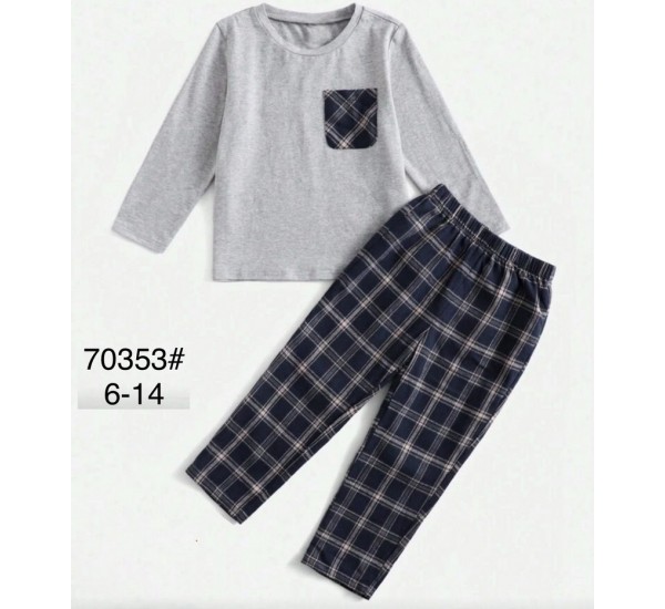 Піжама дитяча, коттон 5 шт (6-14 років) ZeL1396_70353