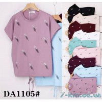 Футболка жіноча, стрейч/коттон 5 шт (54-62 р) ZeL777_DA1105