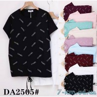 Футболка жіноча, стрейч/коттон 5 шт (58-66 р) ZeL777_DA2505