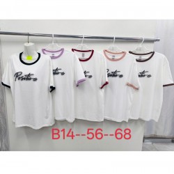 Футболка жіноча, стрейч/коттон 5 шт (56-68 р) ZeL777_B14