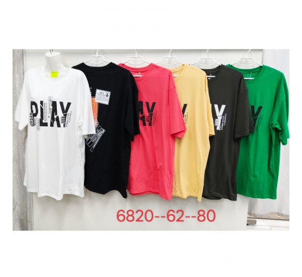 Футболка жіноча, стрейч/коттон 5 шт (62-80 р) ZeL777_6820