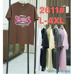 Футболка женская, стрейч/коттон 5 шт (48-56 р) ZeL777_2611