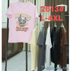 Футболка женская, стрейч/коттон 5 шт (48-56 р) ZeL777_2613