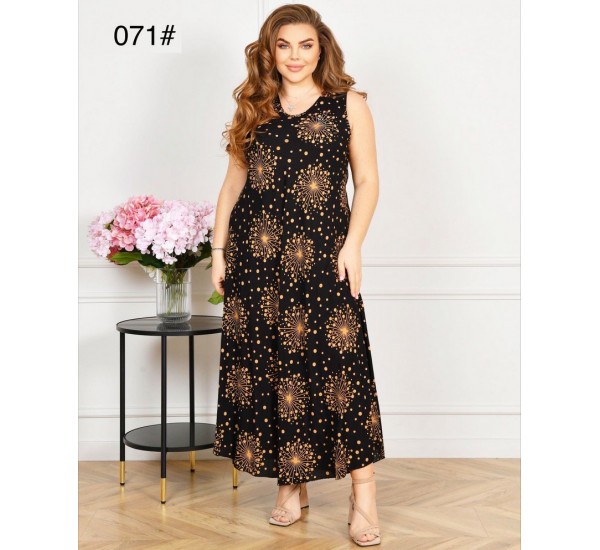 Сарафан жіночий, штапель 6 шт (58-62 р) ZeL1396_071-1