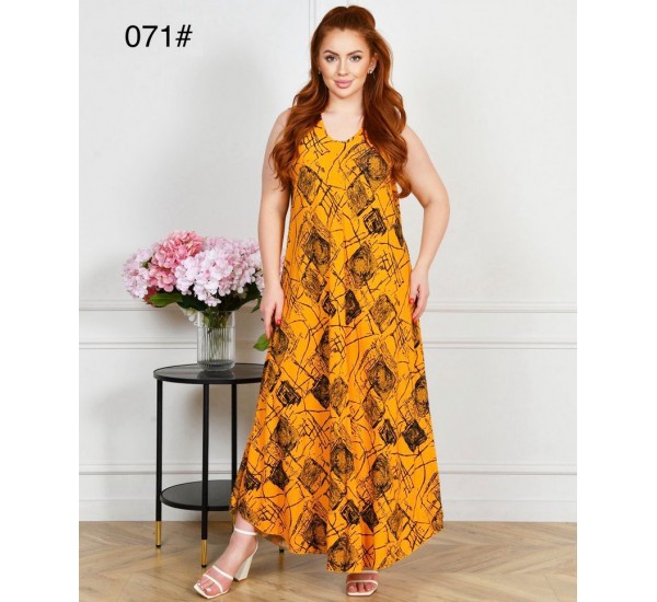 Сарафан жіночий, штапель 6 шт (58-62 р) ZeL1396_071-10