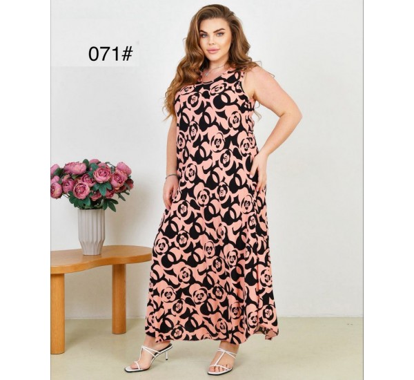 Сарафан жіночий, штапель 6 шт (58-62 р) ZeL1396_071-23