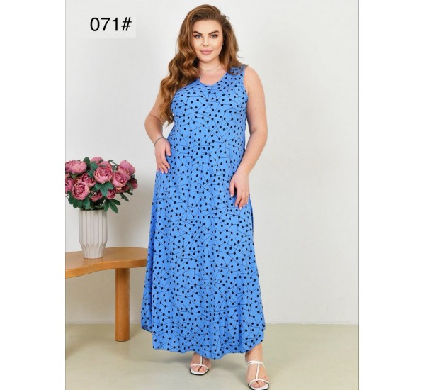 Сарафан жіночий, штапель 6 шт (58-62 р) ZeL1396_071-26
