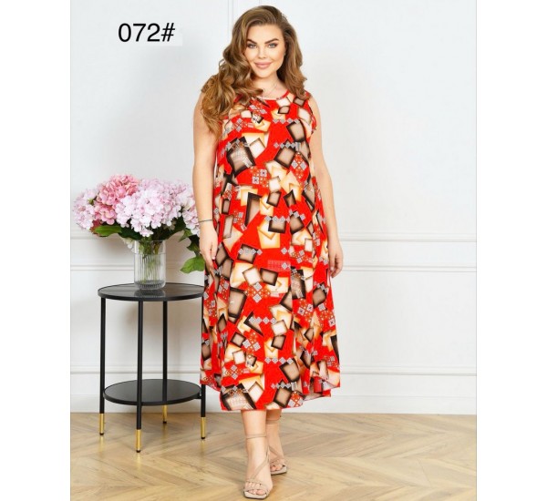 Сарафан жіночий, штапель 6 шт (58-62 р) ZeL1396_072-4
