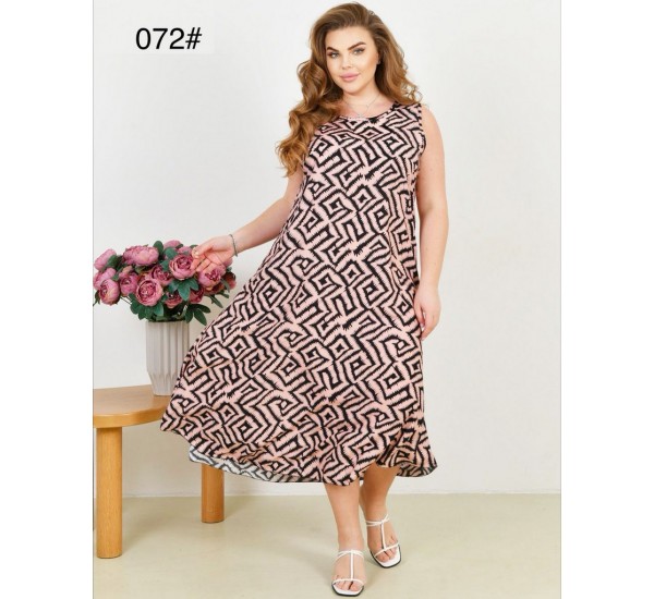 Сарафан жіночий, штапель 6 шт (58-62 р) ZeL1396_072-16