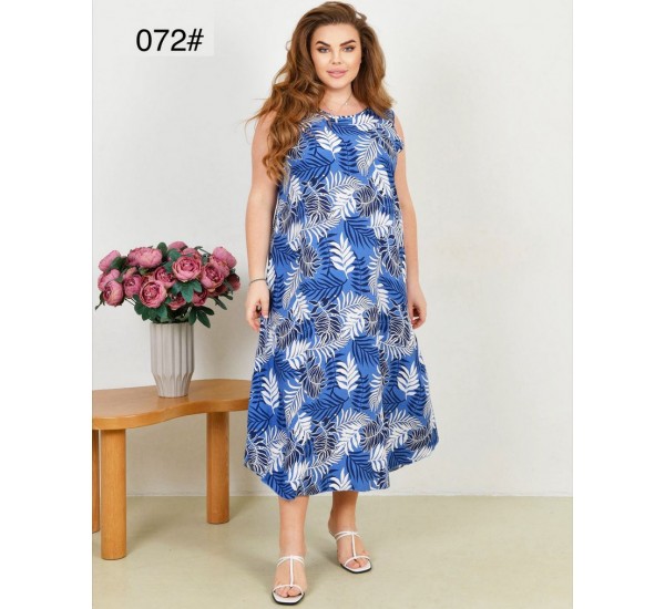 Сарафан жіночий, штапель 6 шт (58-62 р) ZeL1396_072-21