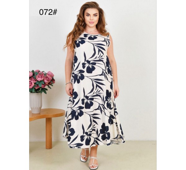 Сарафан жіночий, штапель 6 шт (58-62 р) ZeL1396_072-25