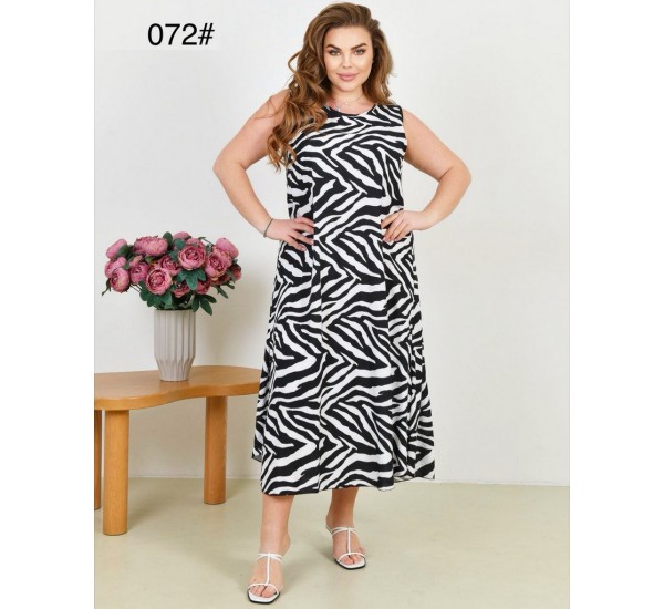 Сарафан жіночий, штапель 6 шт (58-62 р) ZeL1396_072-28