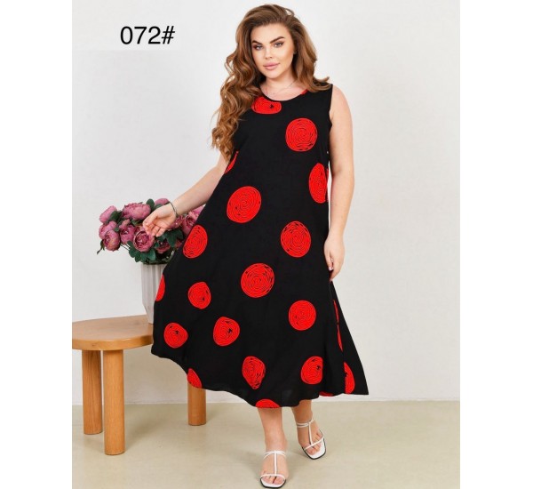 Сарафан жіночий, штапель 6 шт (58-62 р) ZeL1396_072-29