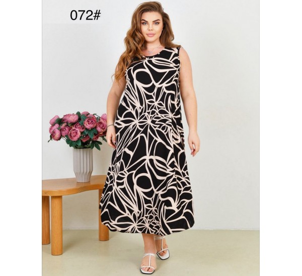Сарафан жіночий, штапель 6 шт (58-62 р) ZeL1396_072-31