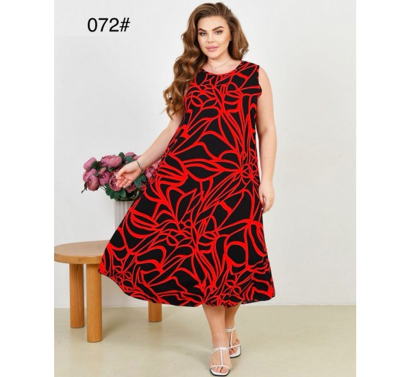 Сарафан жіночий, штапель 6 шт (58-62 р) ZeL1396_072-34