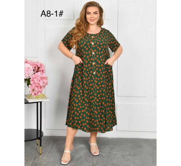 Сукня жіноча, штапель 3 шт (58-62 р) ZeL1396_A8-1c