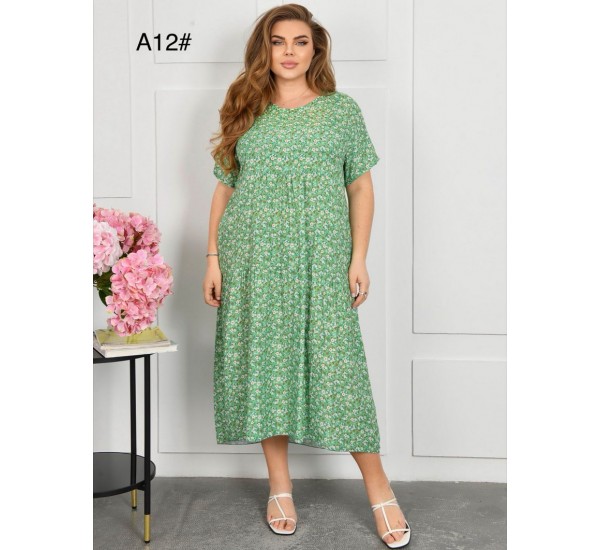 Сукня жіноча, штапель 3 шт (58-62 р) ZeL1396_A12a