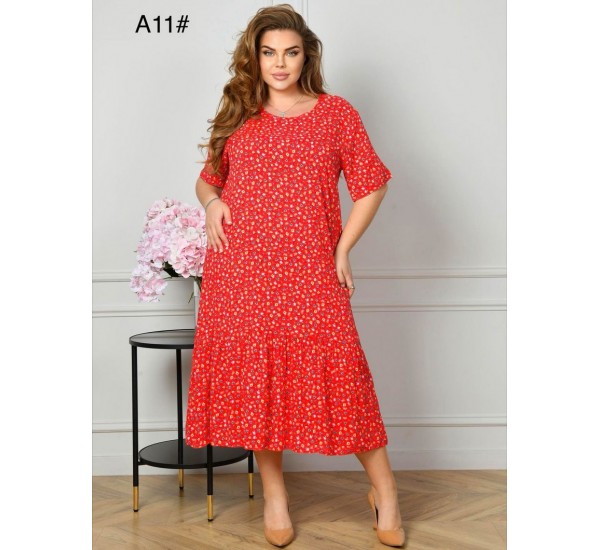 Сукня жіноча, штапель 3 шт (58-62 р) ZeL1396_A11a