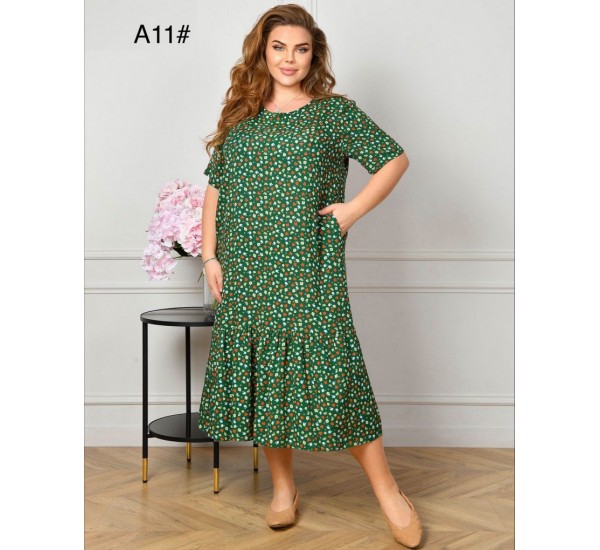 Сукня жіноча, штапель 3 шт (58-62 р) ZeL1396_A11c