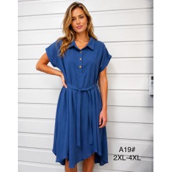 Сукня жіноча, 3 шт (2-4XL) штапель ZeL1396_A19a