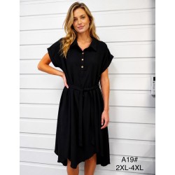 Сукня жіноча, 3 шт (2-4XL) штапель ZeL1396_A19b