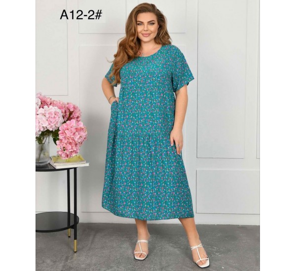 Сукня жіноча, штапель 3 шт (58-62 р) ZeL1396_A12-2b