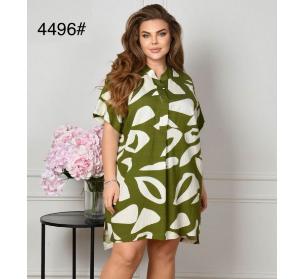 Сукня-сорочка жіноча, штапель 3 шт (52-56 р) ZeL1396_4496c