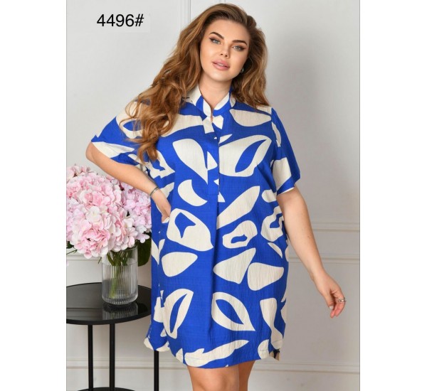 Сукня-сорочка жіноча, штапель 3 шт (52-56 р) ZeL1396_4496d