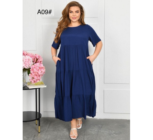Сукня жіноча, штапель 3 шт (58-62 р) ZeL1396_A09c