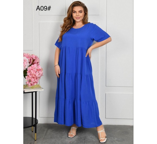 Сукня жіноча, штапель 3 шт (58-62 р) ZeL1396_A09d