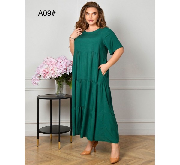 Сукня жіноча, штапель 3 шт (58-62 р) ZeL1396_A09f